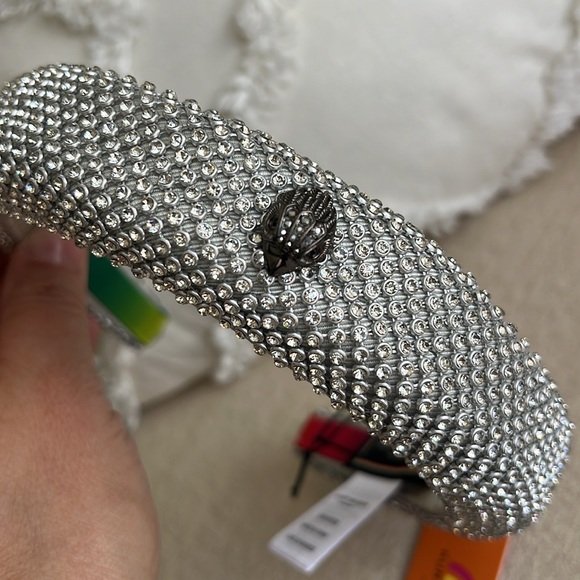 KURT GEIGER VERY SPARKLY CRYSTAL HEADBAND Silver - Picture 7 of 17